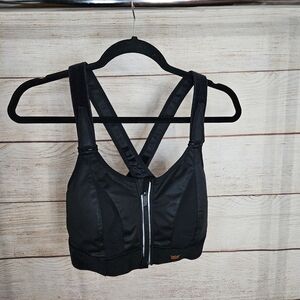 Shefit Ultimate Sports Workout High Impact Adjustable Black Bra 1 Luxe